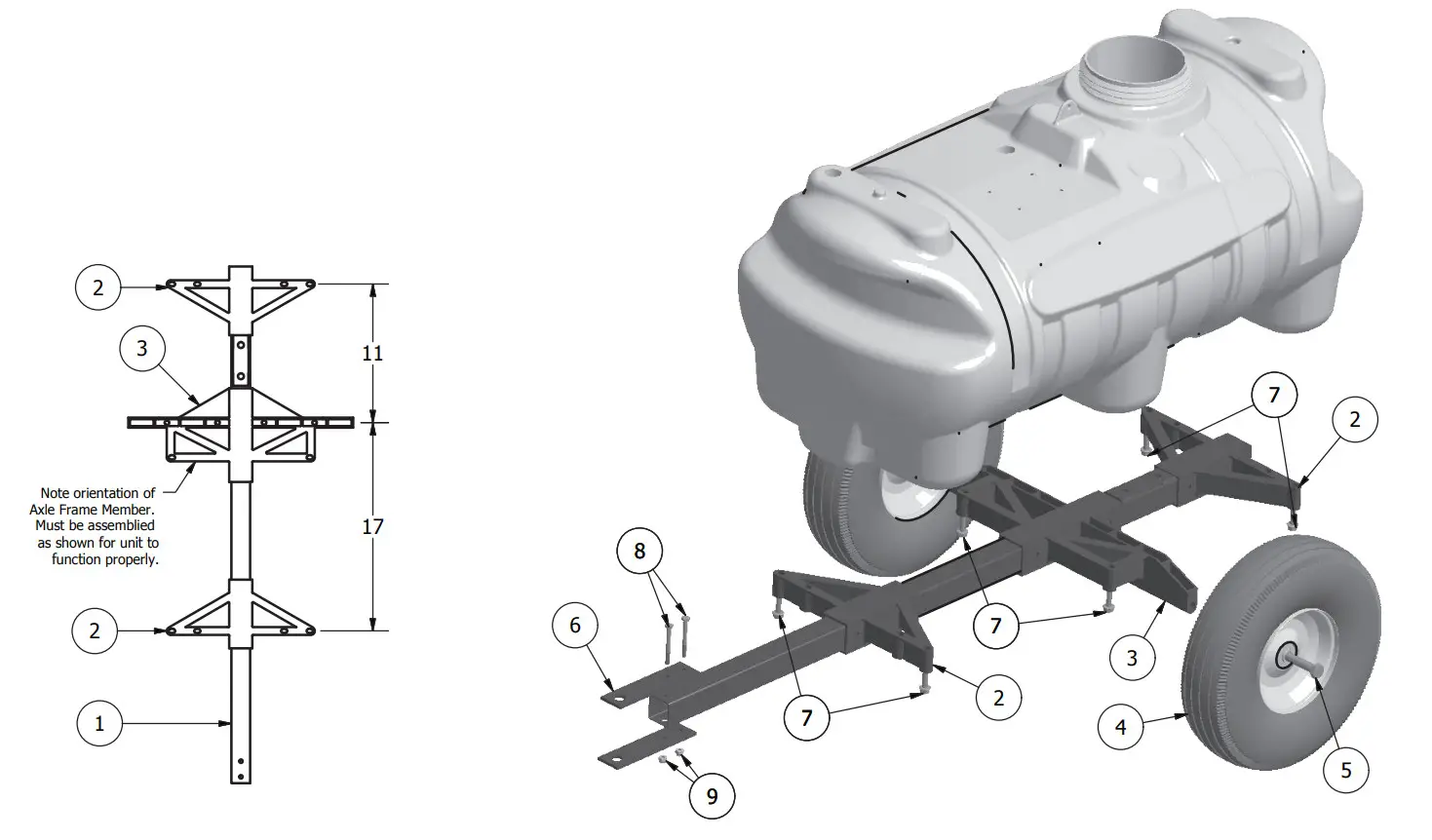 WORKHORSE LG25STS LG25DTS 25 Gallon - against the tank