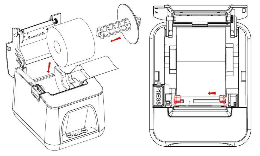 SPRT SP-TL24 TL25 Desktop Label Printer - fig 5