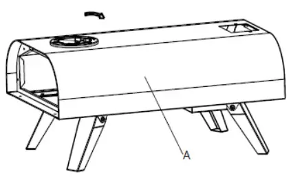 Thompson Morgan G4822 Blazebox Wood Fired Outdoor Pizza Oven - fig5