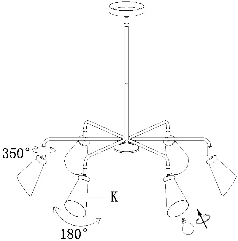 ZEVNI A04523 Conakry 33Inch Wide Chandelier - TOOLS REQUIRED 9