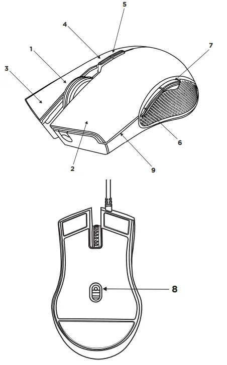 GAMING HERO XD P300 16X RGB Gaming Mouse-