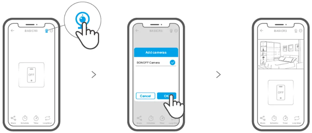 SONOFF GK 200MP 2 B WiFi Wireless IP Security Camera - Bind camera