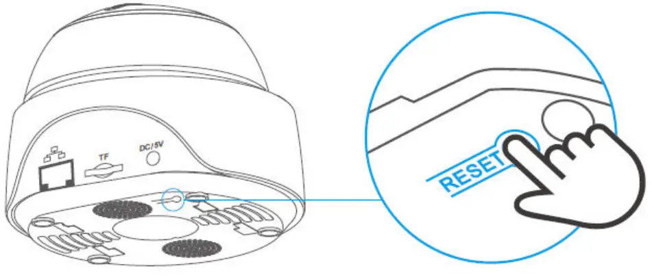 SONOFF GK 200MP 2 B WiFi Wireless IP Security Camera - Factory Reset