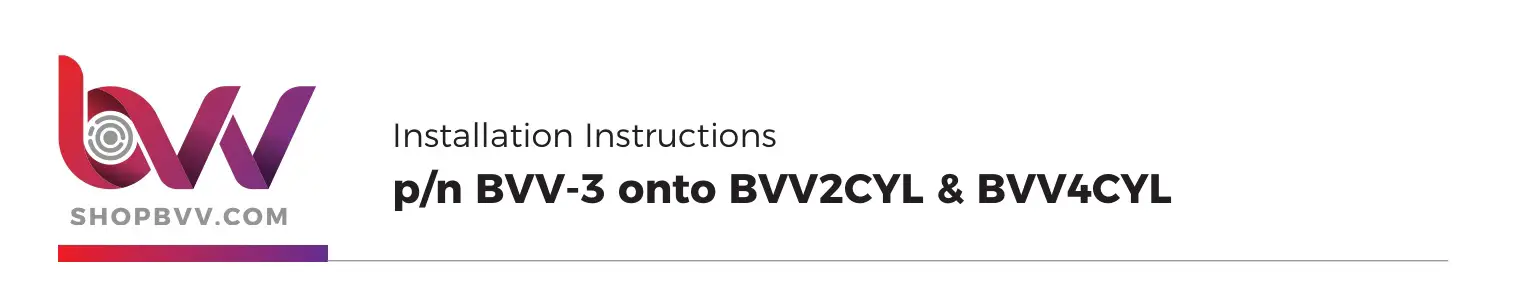 BVV2CYL Recovery Pump Instruction Manual