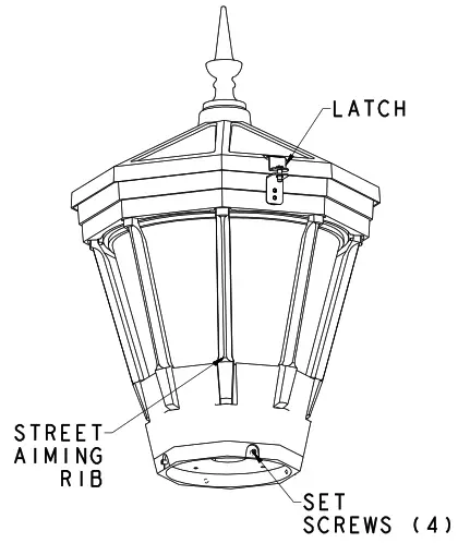 HOLOPHANE ARE3 Arlington Postop LED Retrofit Ki - Luminaire Installation