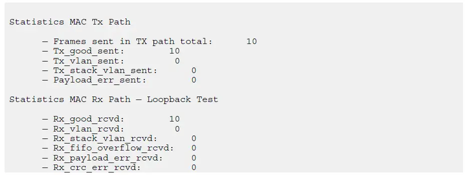 intel Triple-Speed Ethernet Agilex FPGA IP Design Example - 8
