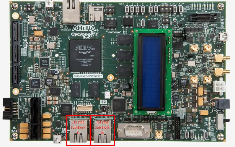 intel Triple-Speed Ethernet Agilex FPGA IP Design Example
