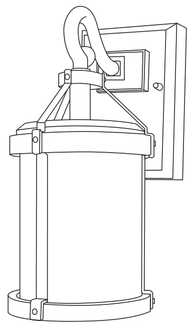 FEIT Electric LAN11RND-SYNC-BZ LED Round Wall Lantern -