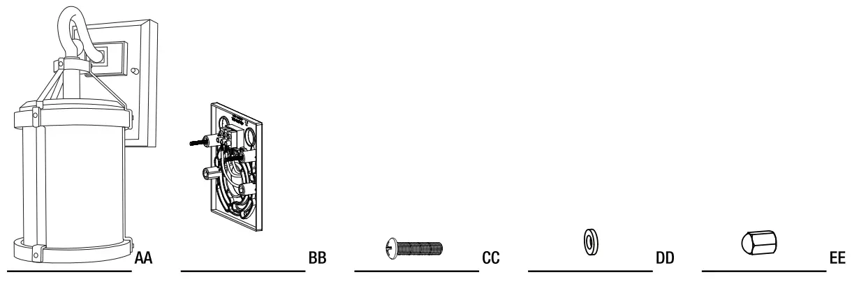 FEIT Electric LAN11RND-SYNC-BZ LED Round Wall Lantern - FIG 2