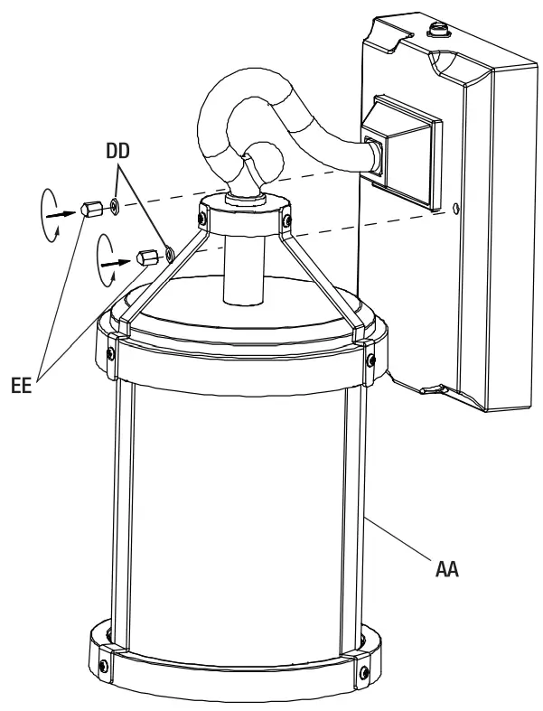 FEIT Electric LAN11RND-SYNC-BZ LED Round Wall Lantern - FIG 8