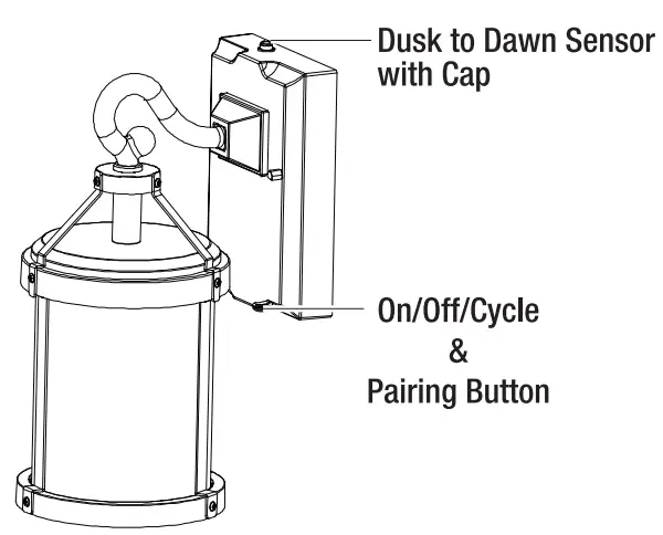 FEIT Electric LAN11RND-SYNC-BZ LED Round Wall Lantern - FIG 9