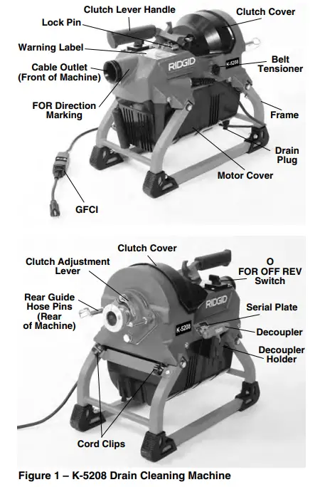 RIDGID-K-5208-Drain-Cleaning-Machine-FIG-1