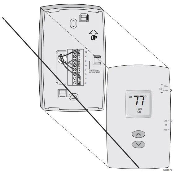 Honeywell PRO 1000 Series Non Programmable Thermostat-fig7