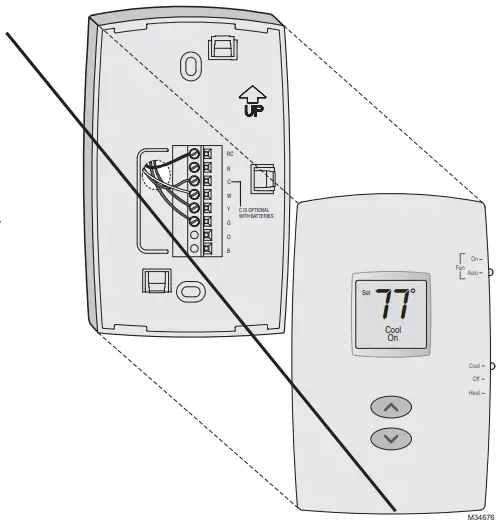 Honeywell PRO 1000 Series Non Programmable Thermostat-fig9
