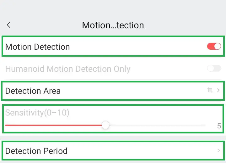 zintronic How To Configure Push Alarms On Bitvision App - Setting alarm area and alarm period 2