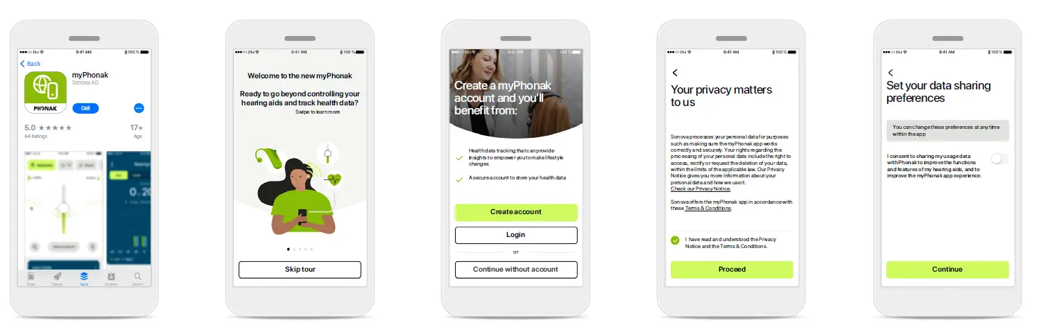 MyPhonak Hearing Aid App 2