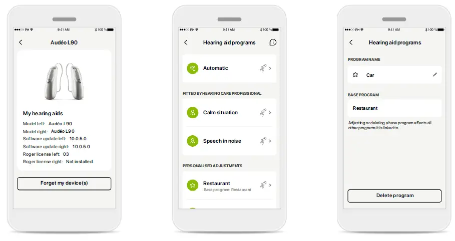 MyPhonak Hearing Aid App 23