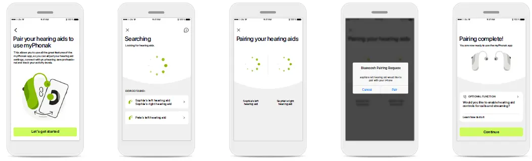 MyPhonak Hearing Aid App 5