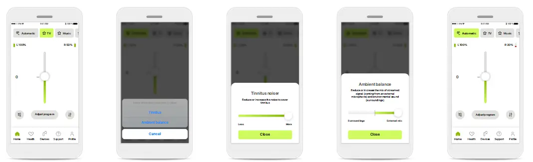 MyPhonak Hearing Aid App 8