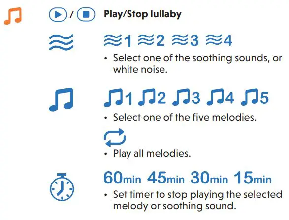 vtech VM350 Full Color Video Monitor User Guide - Lullaby