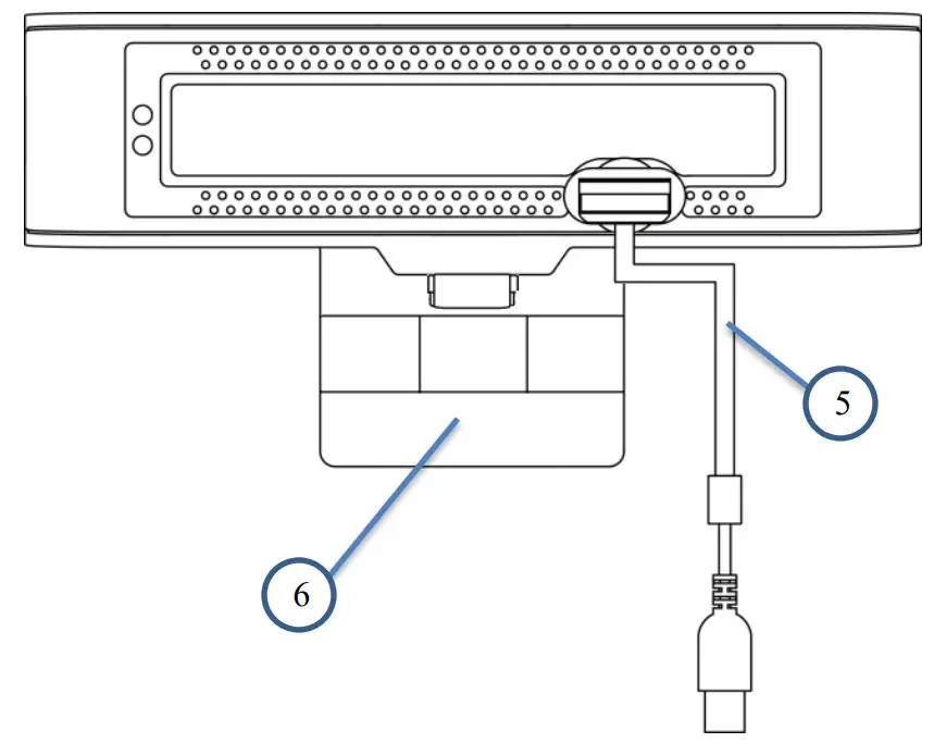 HuddleCamHD Webcam - Rear View