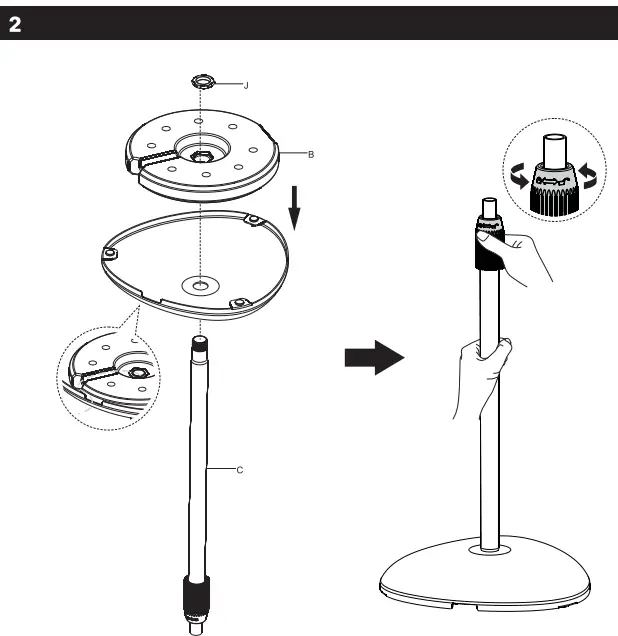 alza-ergo-APW-EGSM320B-Audio-Mount-fig-4