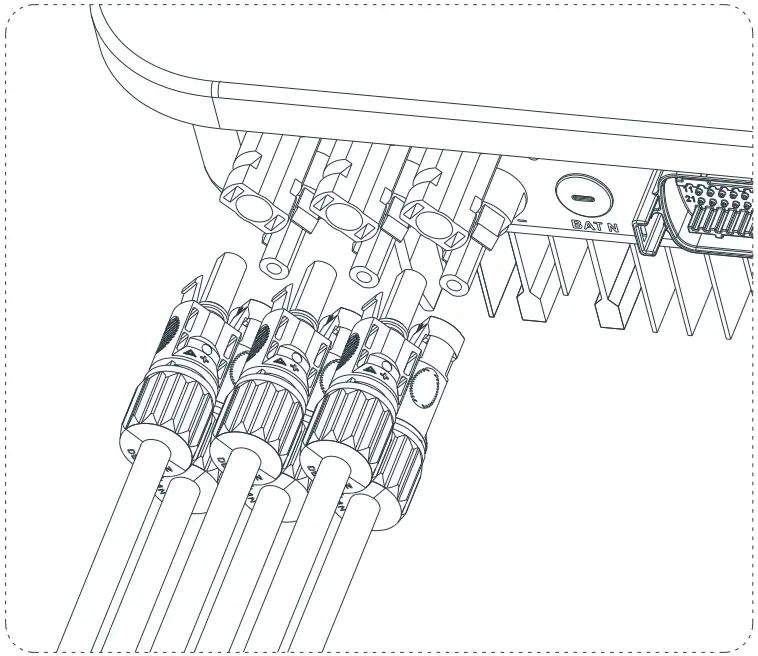 Plug in PVBAT terminal