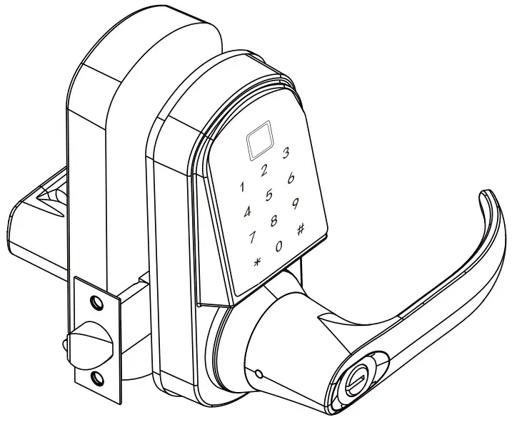 AiBOCN S210BL-F Fingerprint Smart Lock