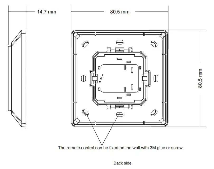 Zigbee Green Power Switch SR-ZGP2801K4-FOH Installation Guide - With Plastic Frame