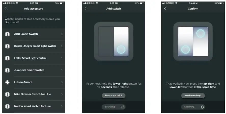 Zigbee Green Power Switch SR-ZGP2801K4-FOH Installation Guide - tap a brand to select it