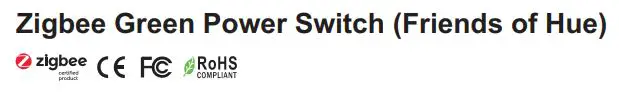 Zigbee Green Power Switch SR-ZGP2801K4-FOH Installation Guide