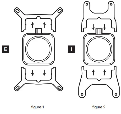 CORSAIR H100i Elite LCD Extreme Performance LCD Liquid CPU Cooler - Mounting Bracket 1