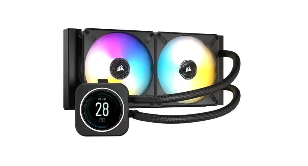 Corsair H100i Elite Lcd Extreme Performance Lcd Liquid Cpu Cooler User Guide
