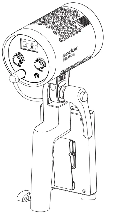 Godox ML60Bi Bi-color LED Video Light-