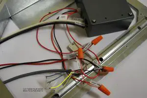 FIG 6 Low Voltage 12VDC control wires