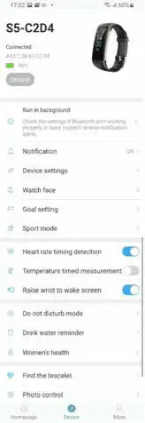 BonusBuys Smartwatch S5-APP Features