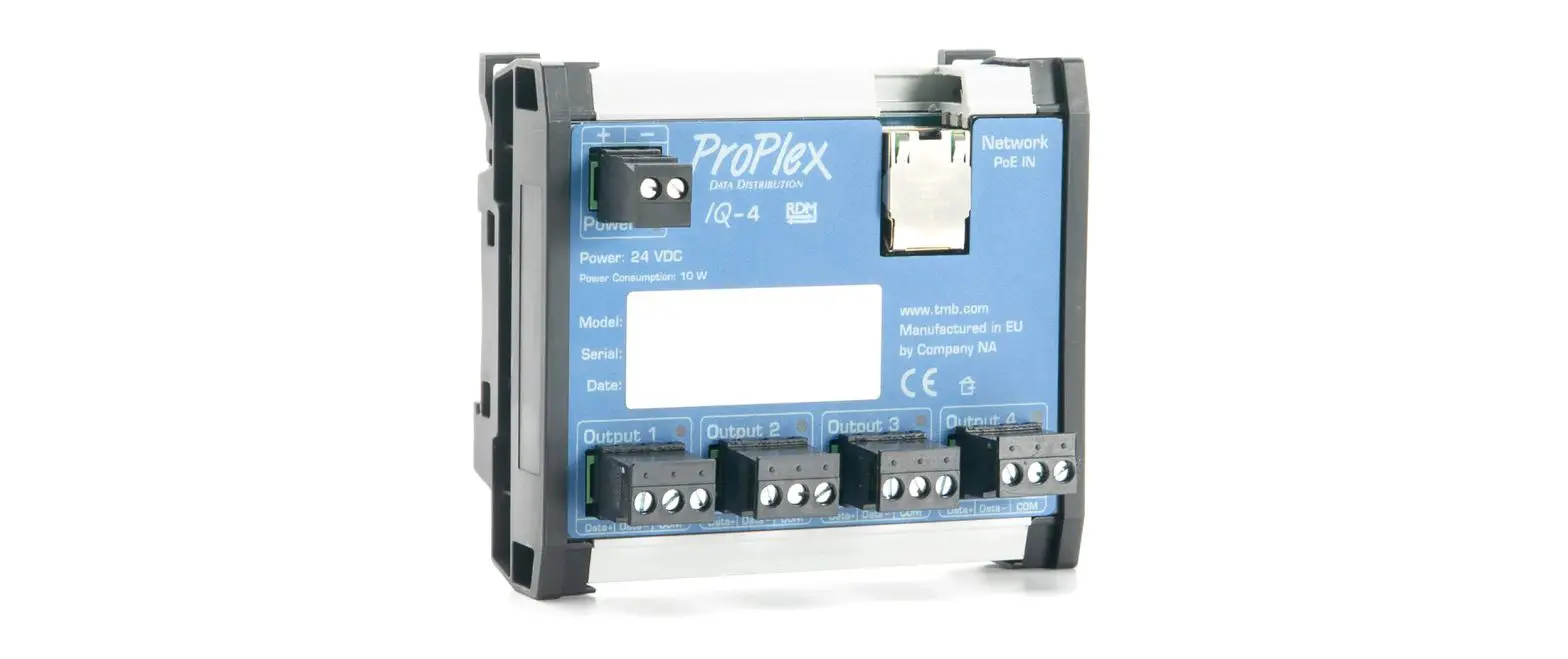 Proplex Iq–4 Rdm Din Rail Devices User Guide Proplex Iq–4 Rdm Din Rail Devices User Guide
