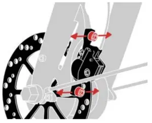 LeKKeR Jordaan 3 Speed Mens Bike - Aligning the brakes