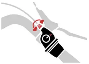 LeKKeR Jordaan 3 Speed Mens Bike -gear engaged