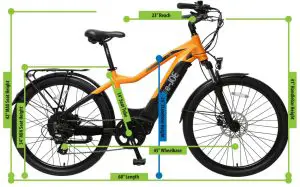 ONYX e JOE Electric Bicycle - SIZING