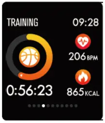 Denver SW-170 Smartwatch - Heart rate monitor