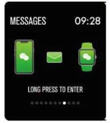 Denver SW-170 Smartwatch - Message reminder