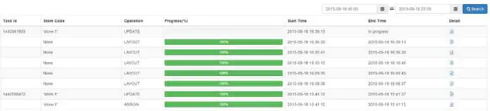 rainus InforTab Ready Electronic Shelf Label System- Update Result