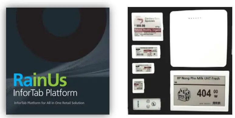 rainus InforTab Ready Electronic Shelf Label System
