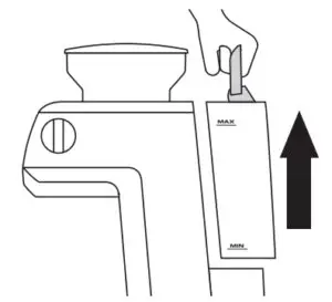 FILLING THE WATER TANK