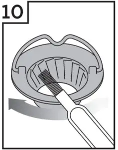 CLEANING THE CONICAL BURR GRINDER