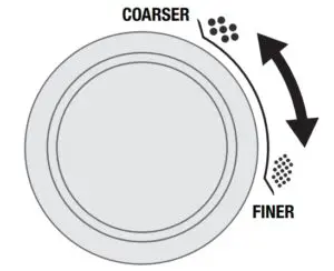 SETTING THE GRIND SIZE