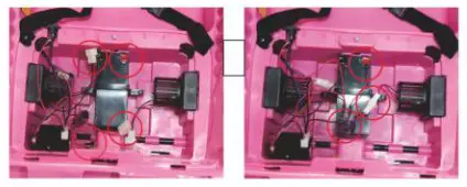 Toys Mercedes Benz 300S Electric Ride On RC Car- Battery wires