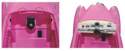 Toys Mercedes Benz 300S Electric Ride On RC Car- screws