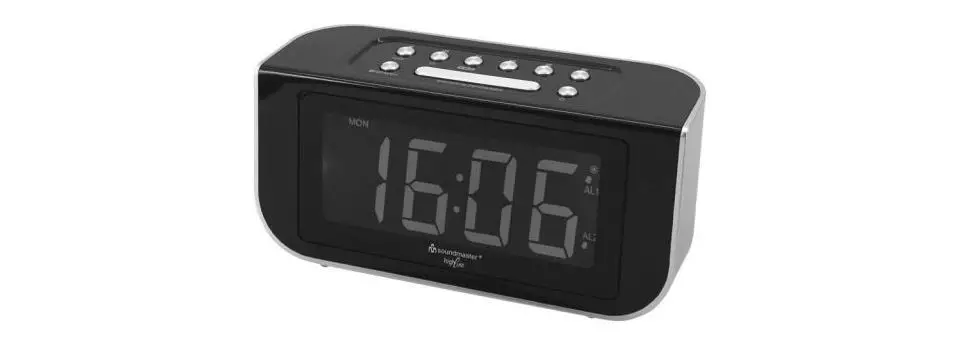 Soundmaster Fur4005 Radio Alarm Clock Fm Black Instruction Manual